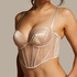 Soutien-gorge &agrave; armatures pr&eacute;form&eacute; longline Stella, Jaune