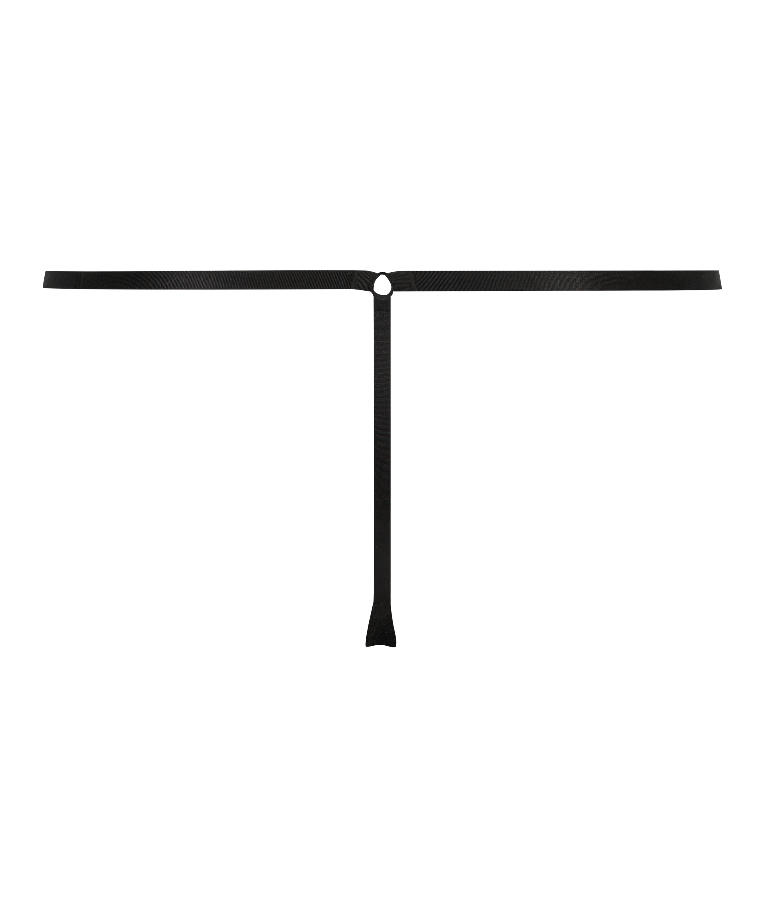 Mini string Zella, Noir, main