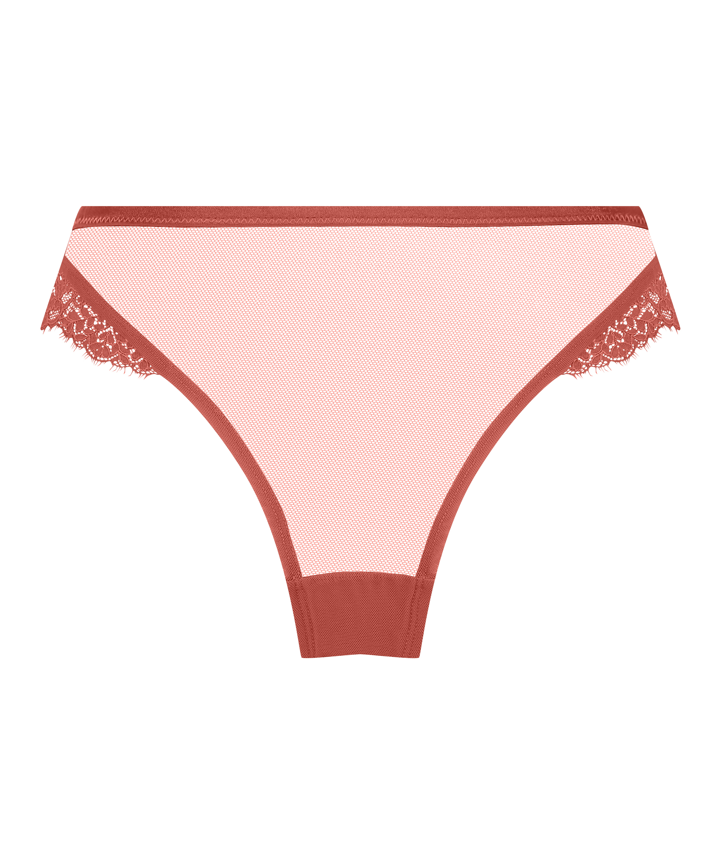 Slip brésilien Arabella, Rouge, main