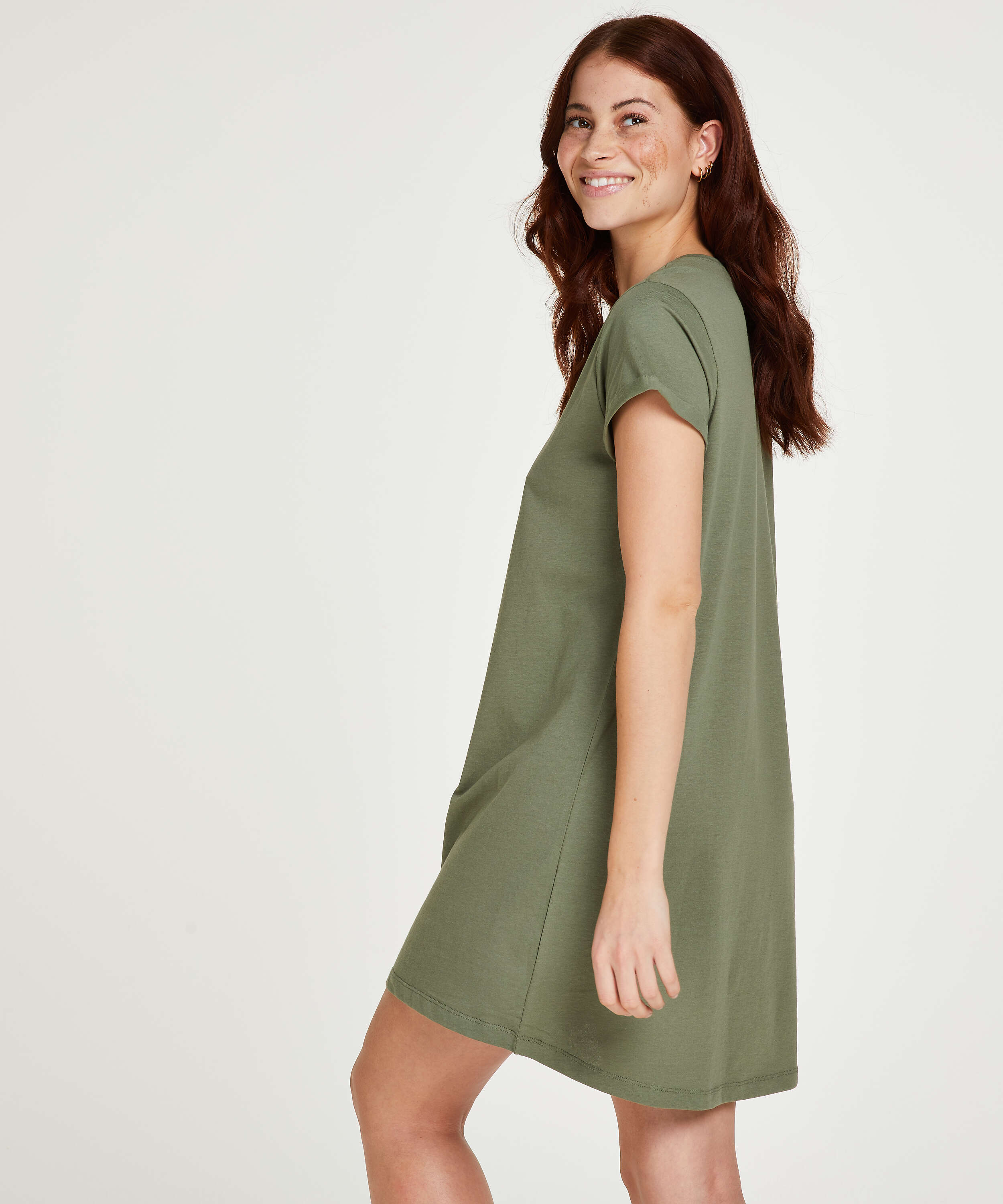 Chemise de nuit Dreamer, Vert, main