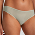 Slip brésilien invisible Stripe mesh, Vert