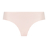 Slip brésilien invisible en coton, Rose