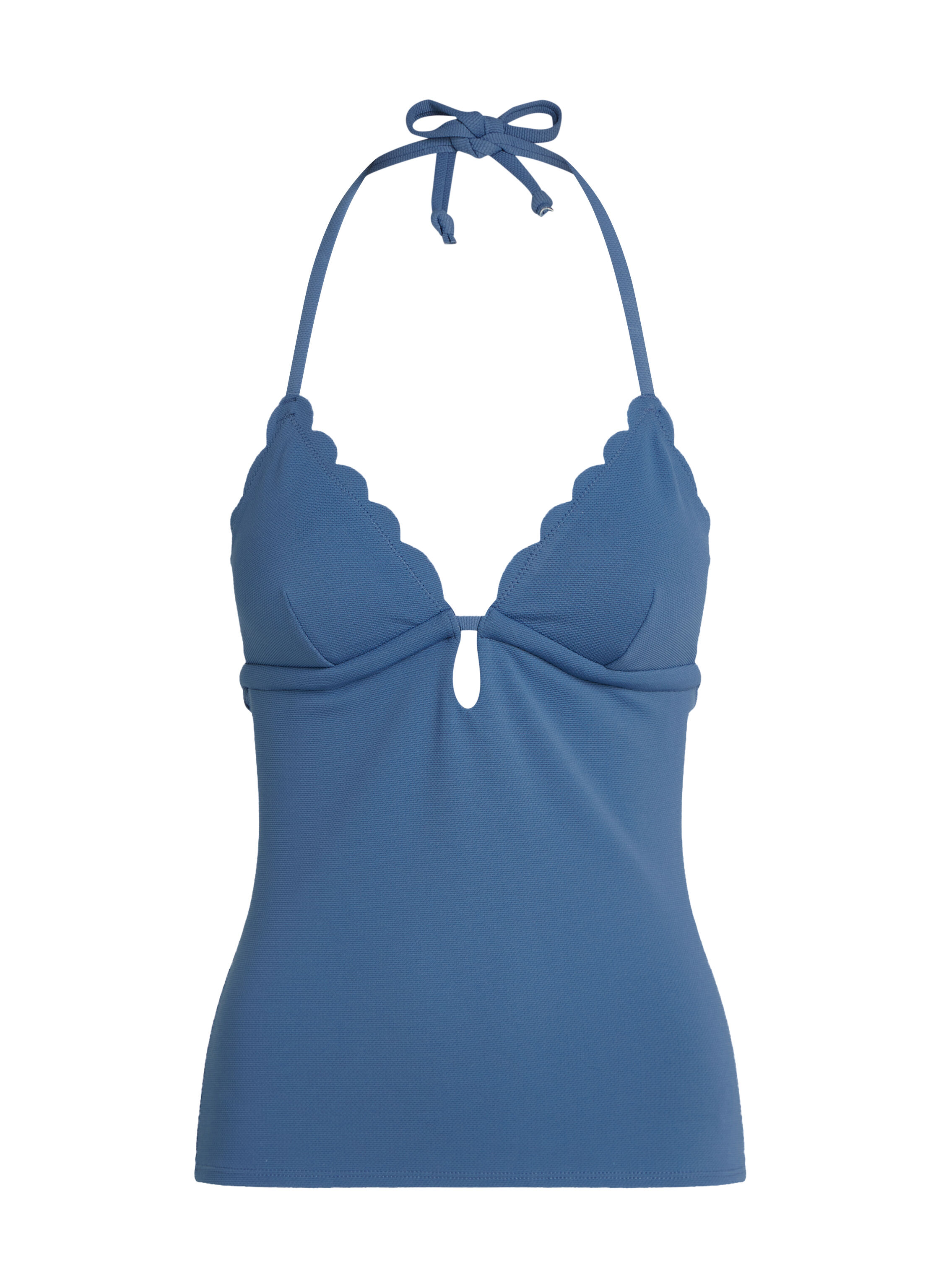 Tankini galbant, Bleu