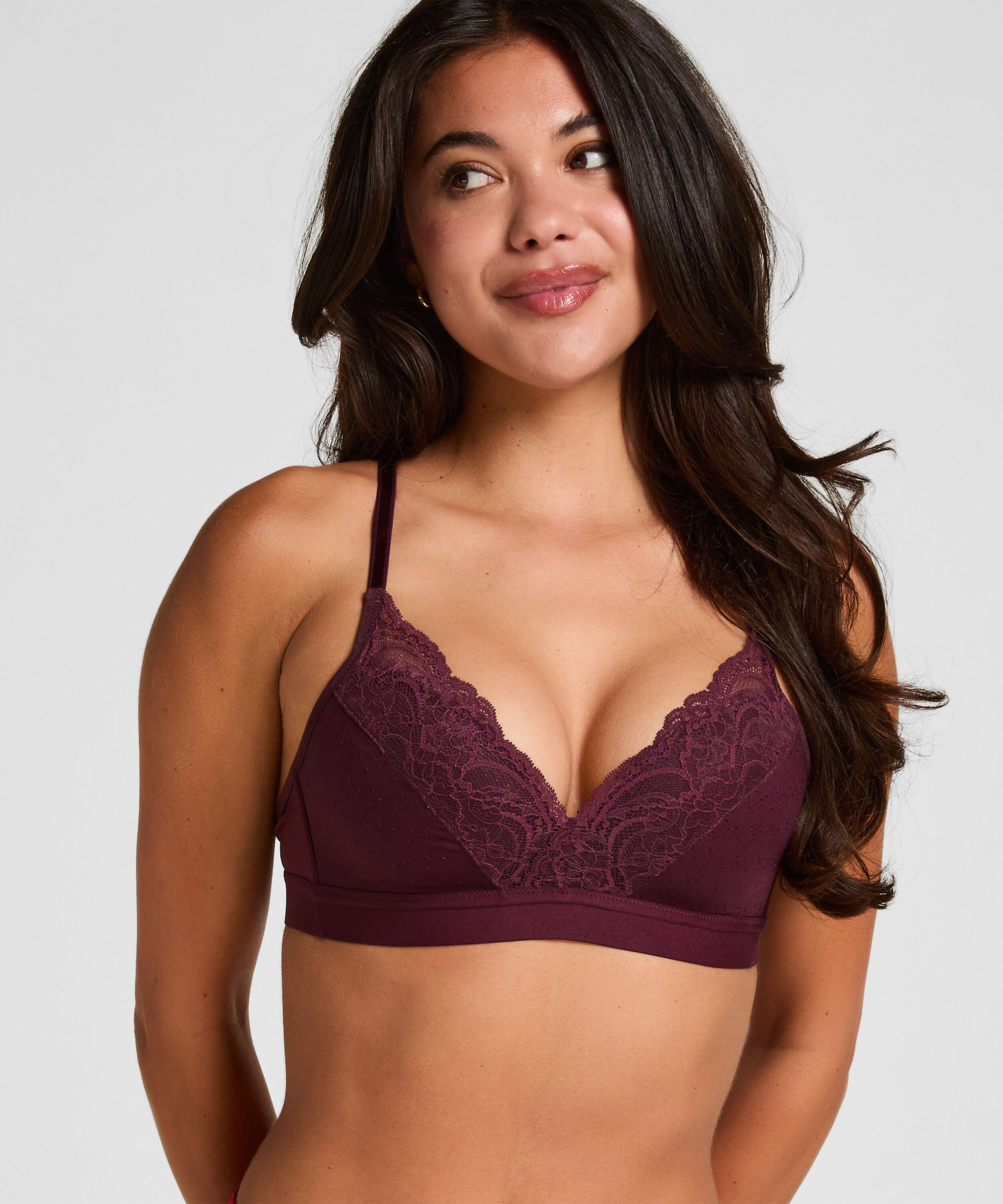 Soutien-gorge sans armatures préformé Sophie, Violet