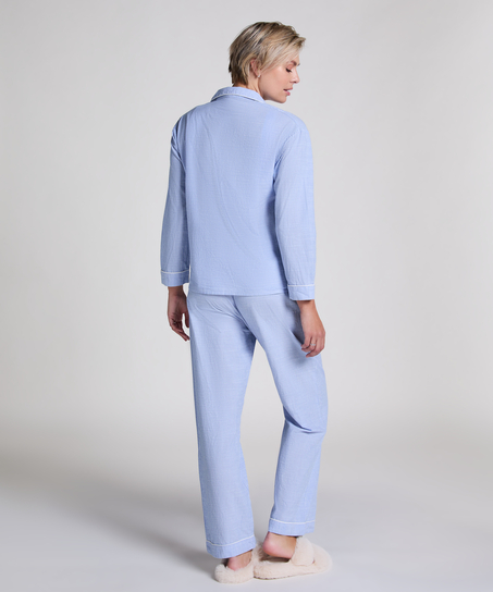 Petite Pantalon de pyjama en Coton, Bleu
