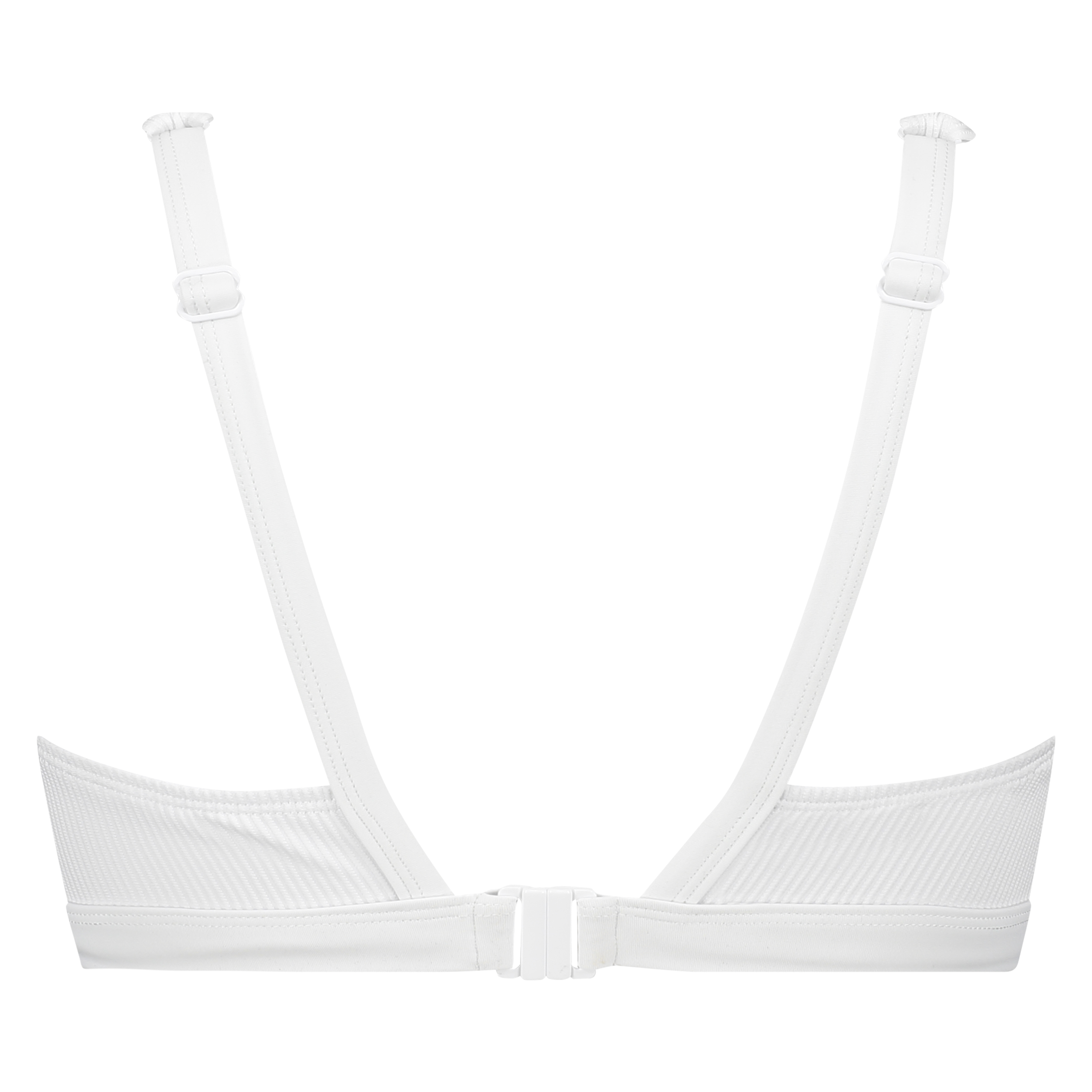 Crop top Bikini Duran, Blanc, main