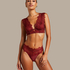Slip brésilien Zoe, Rouge