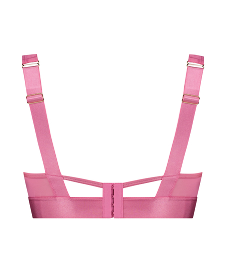 Soutien-gorge à armatures préformé longline Elsa, Rose