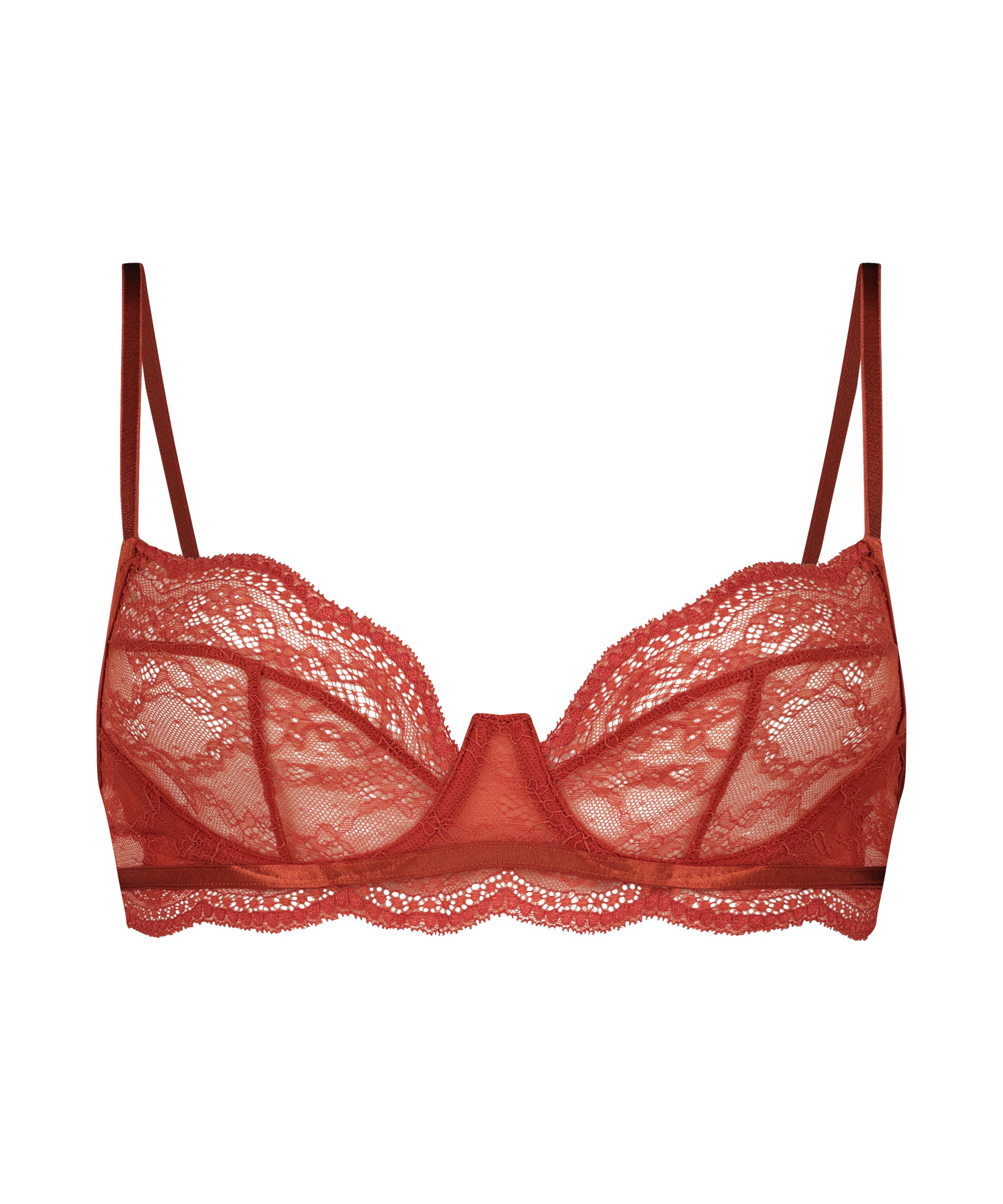 Soutien-gorge non-rembourré à armatures Isabelle, Orange, main