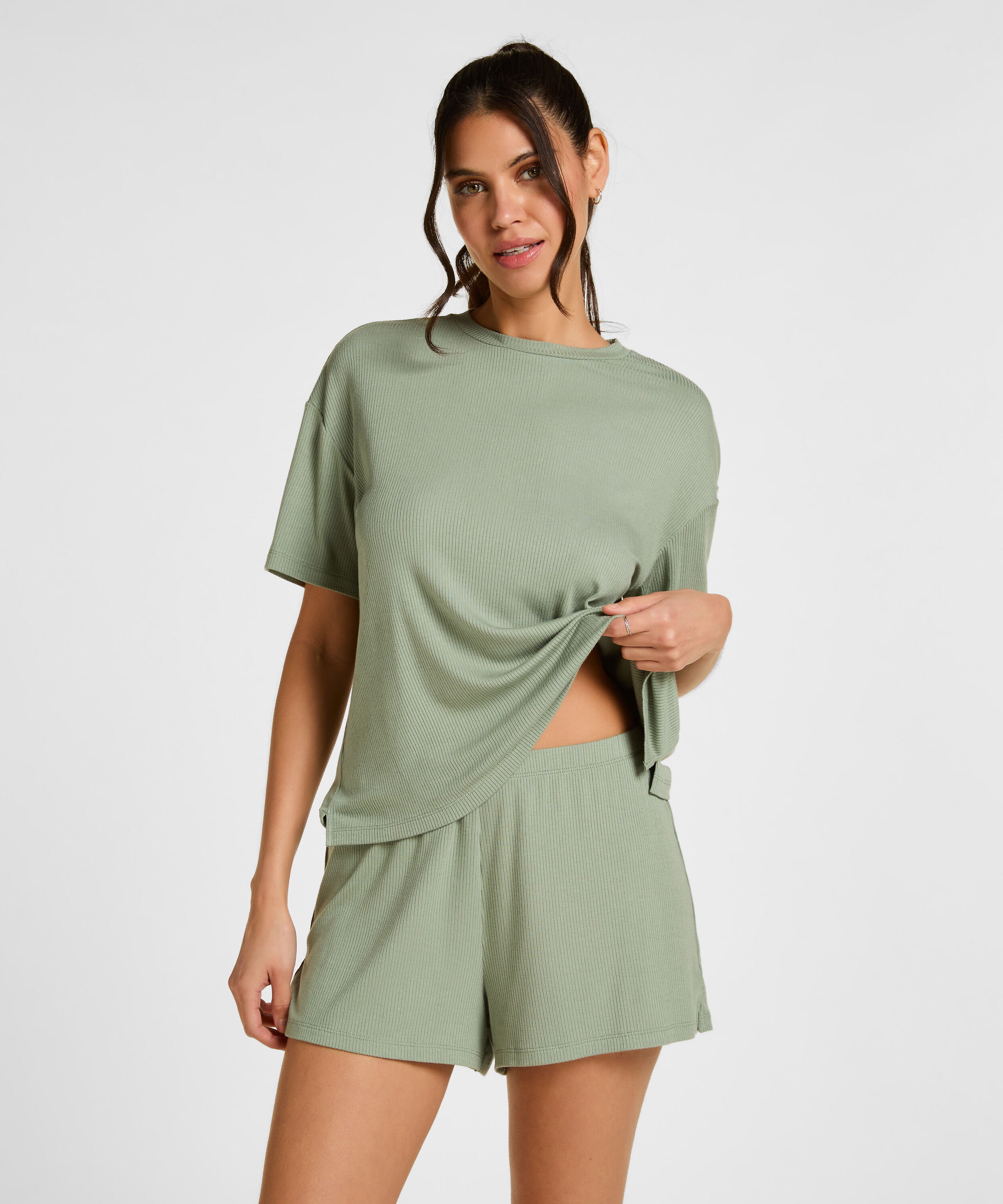 Short de Pyjama, Vert Short de Pyjama, Vert