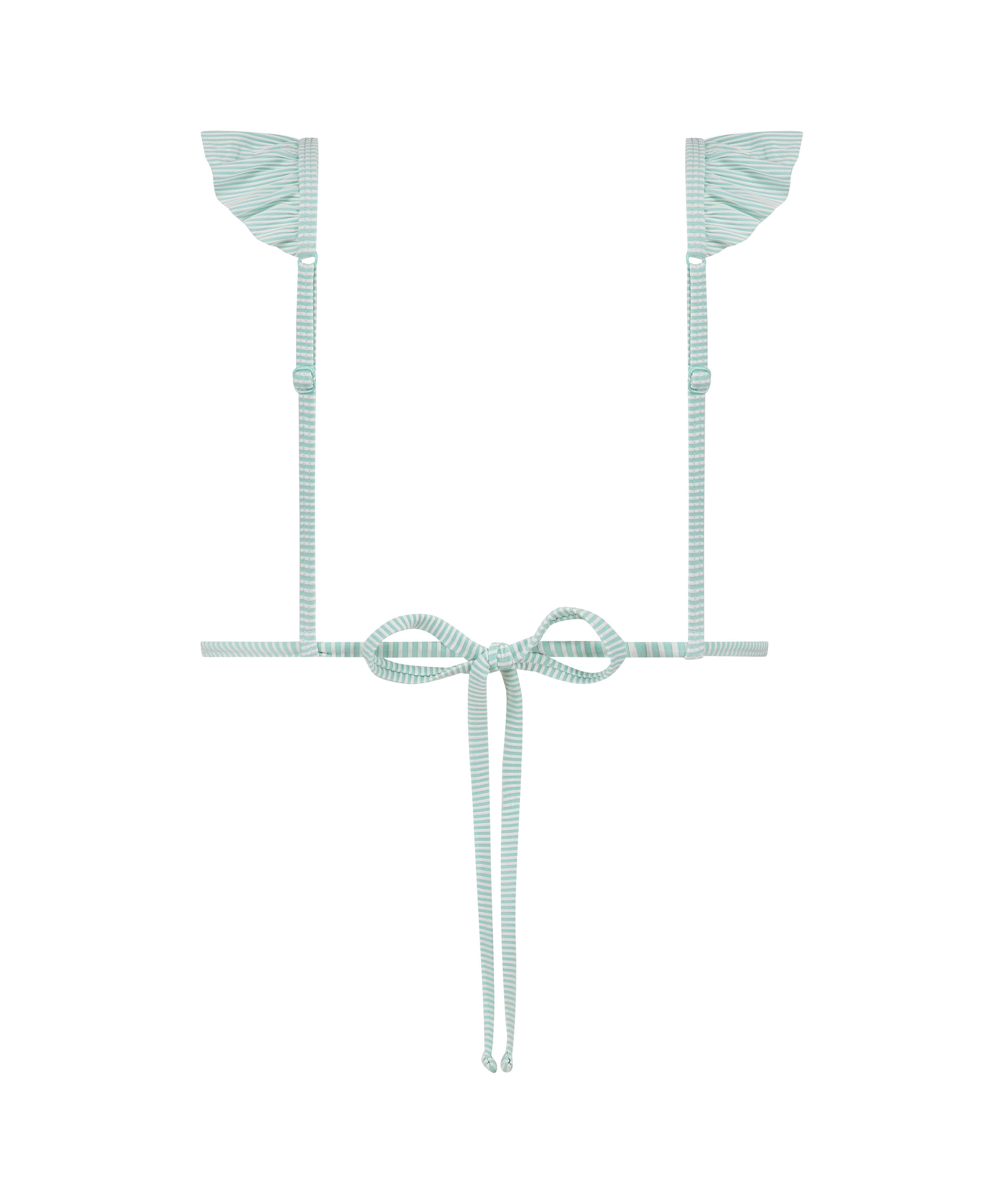 Haut de bikini triangle Fiji, Bleu, main