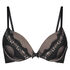 Soutien-gorge &agrave; armatures pr&eacute;form&eacute; push-up Miriam, Noir