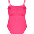 Maillot de bain Bandeau Scallop, Rose
