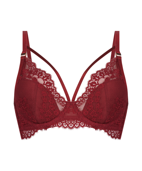 Soutien-gorge d'allaitement rembourr&eacute; &agrave; armatures Lucy, Rouge