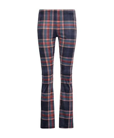 Legging Velours, Bleu