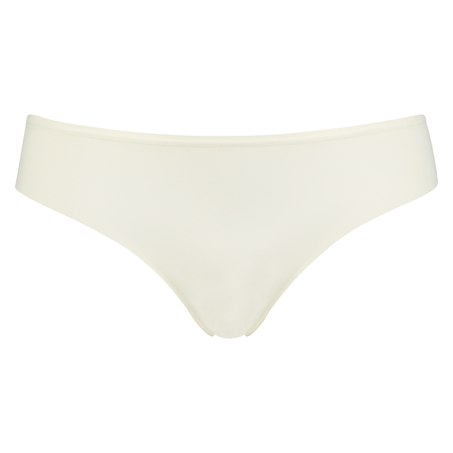 Slip brésilien iInvisible Lace Back, Blanc
