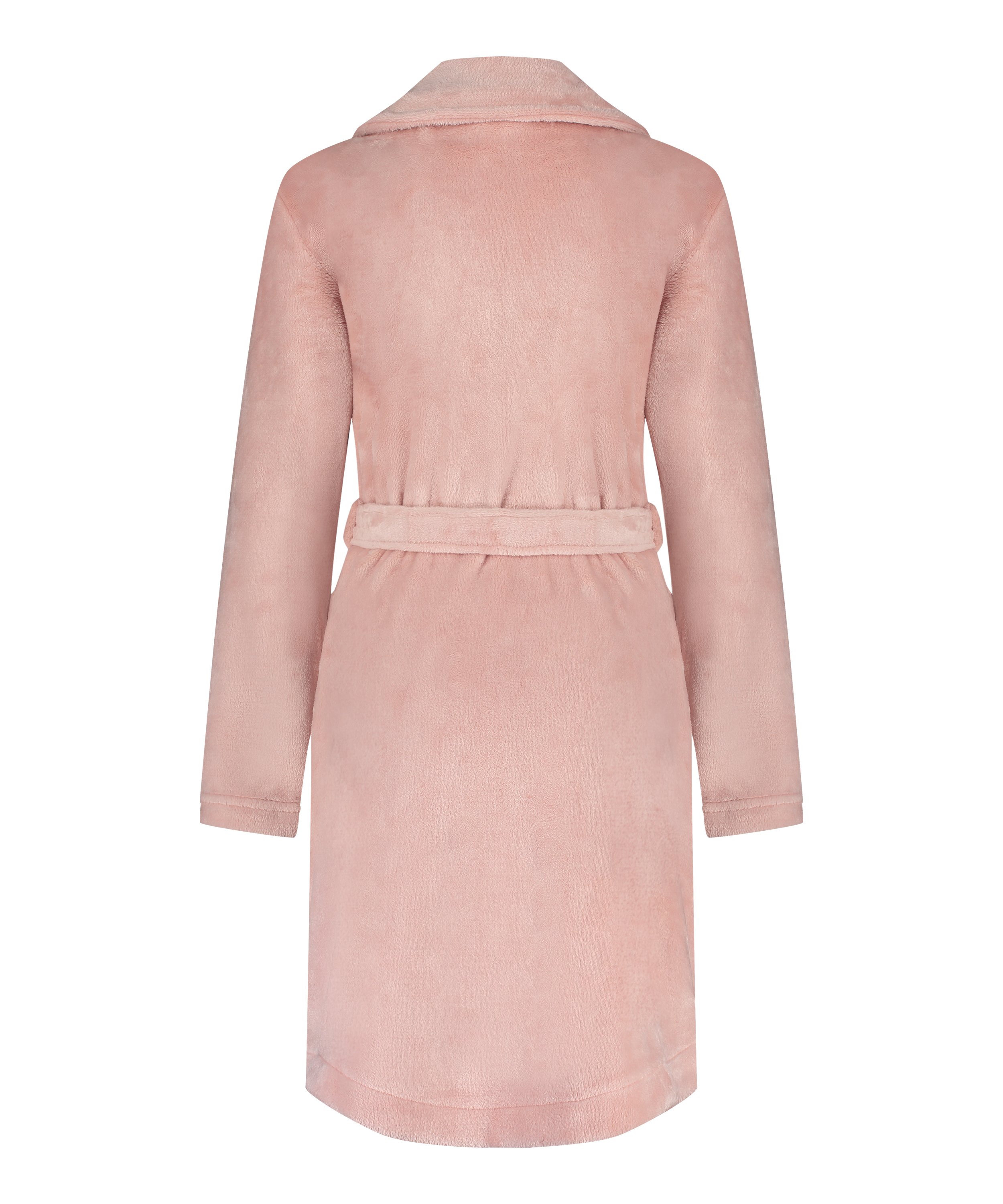 Peignoir Zip Fleece, Rose, main