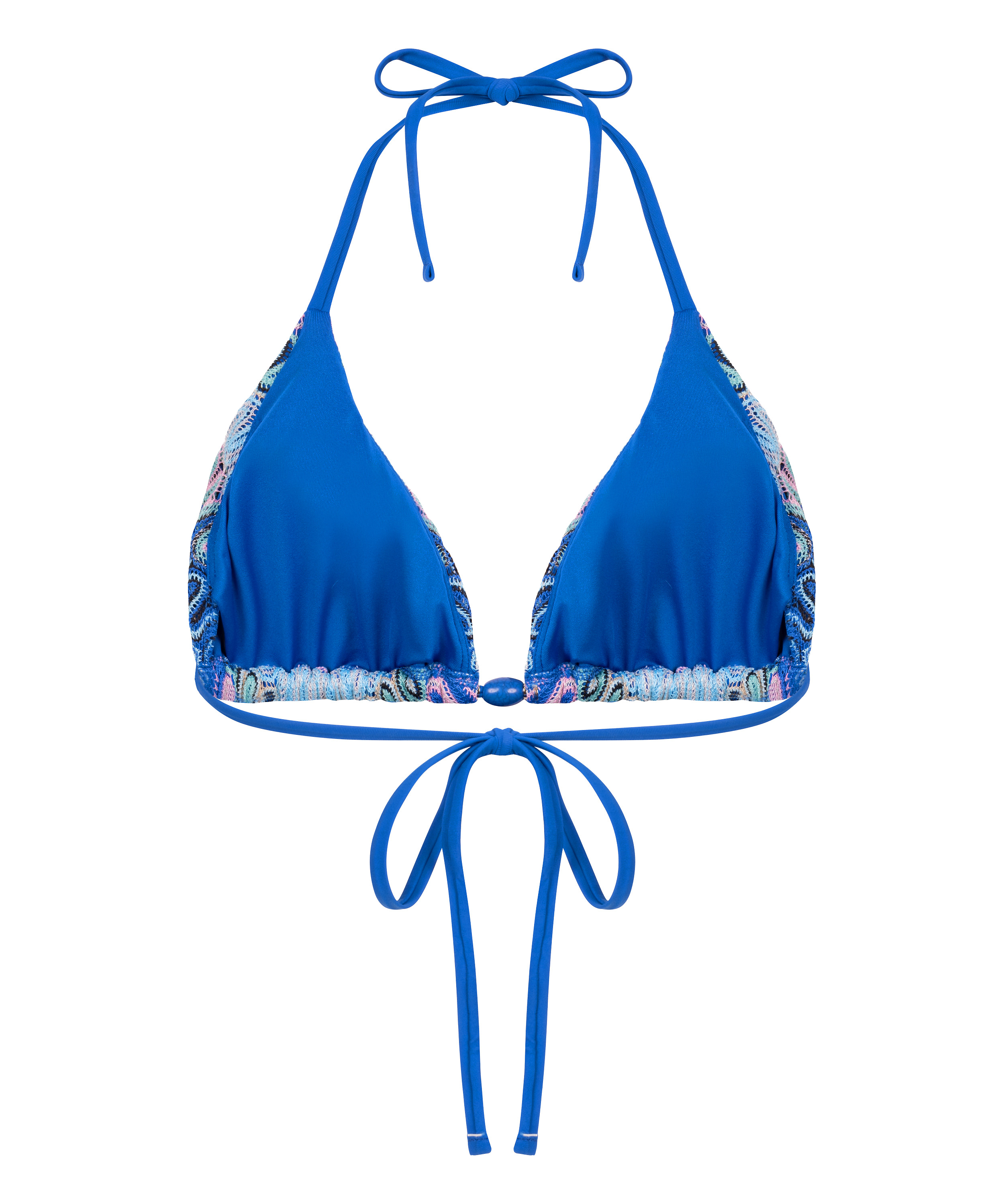 Haut de bikini triangle Cali, Bleu, main