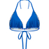 Haut de bikini triangle Cali, Bleu
