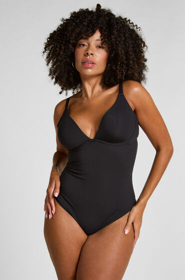 Hunkemöller Body lisse et non rembourre Noir