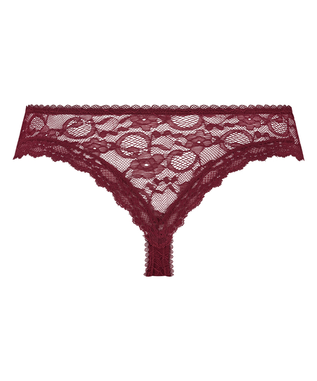 Slip brésilien Riley, Rouge