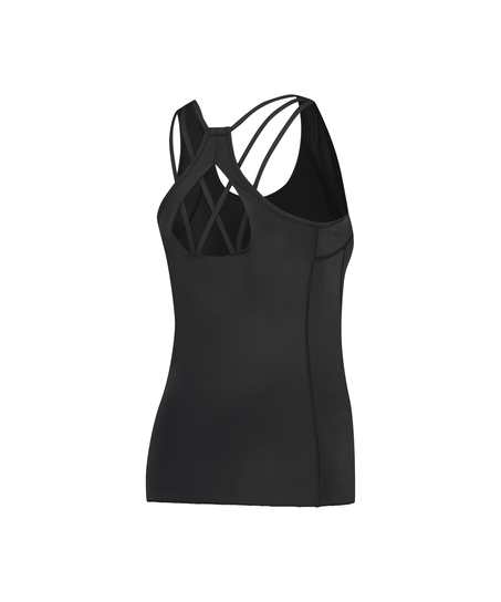 HKMX Sport slim fit débardeur, Noir