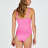 Maillot de bain galbé Scallop, Rose