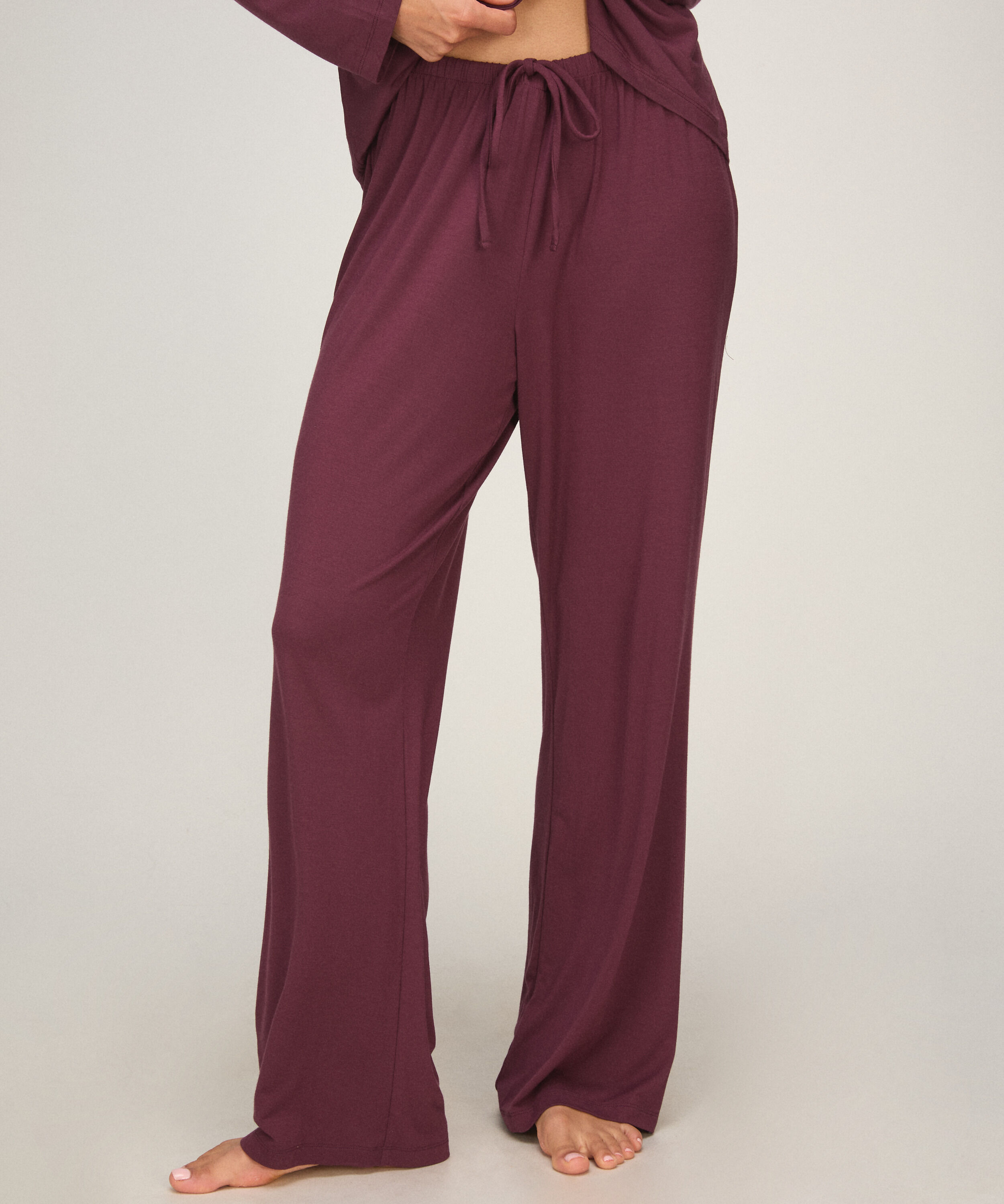 Pantalon en jersey Essential, Violet