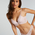 Soutien-gorge à armatures préformé longline Andrea, Rose