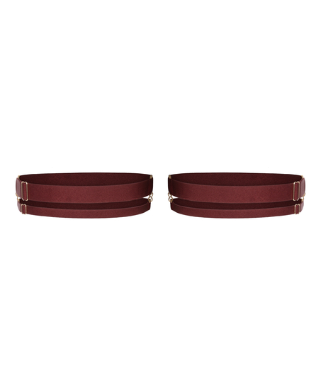 Jarretelles &eacute;lastiques pour jambes, Rouge