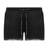 Short Velours Lace, Noir