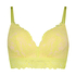 Soutien-gorge pr&eacute;form&eacute; sans armatures longline Shiloh, Jaune