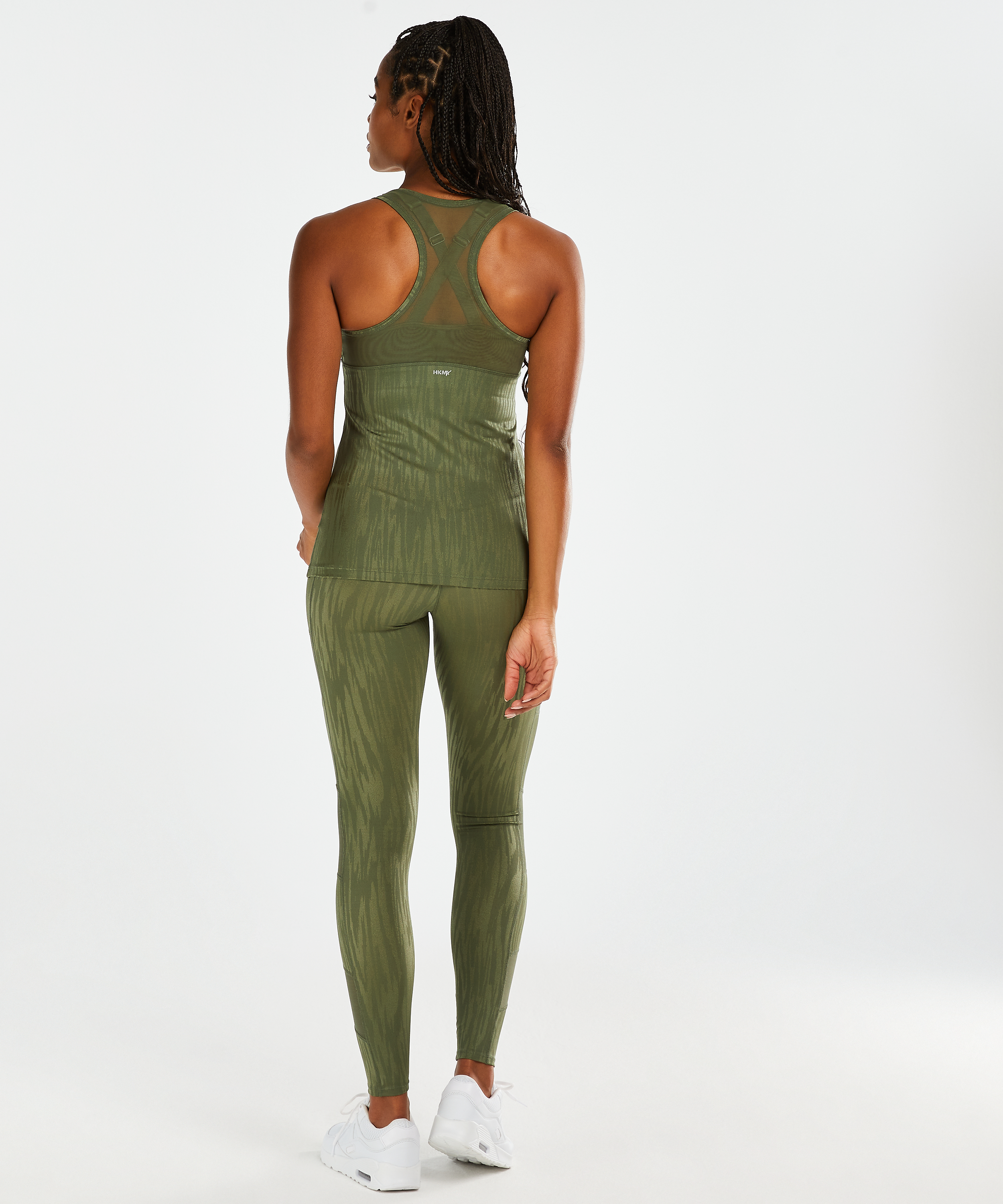HKMX Sport slim fit débardeur, Vert, main