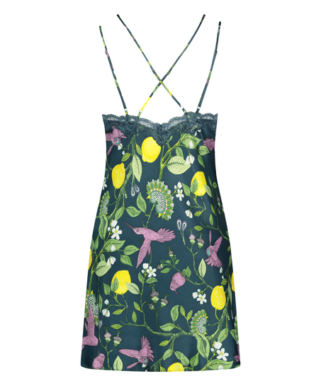 Nuisette Satin, Bleu