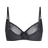 Soutien-gorge non-rembourr&eacute; &agrave; armatures Essential, Noir