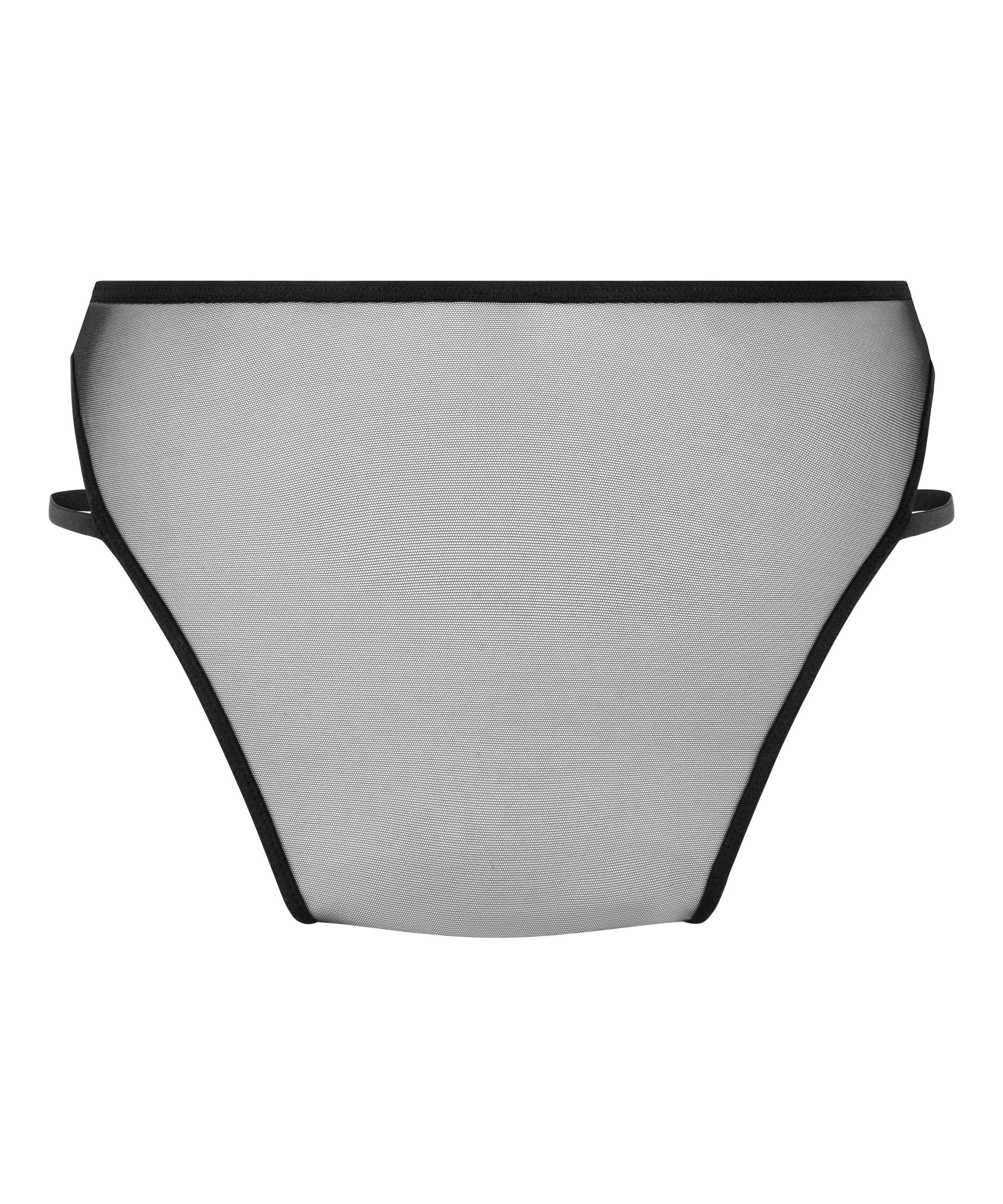 Culotte brésilienne Marie, Noir, main