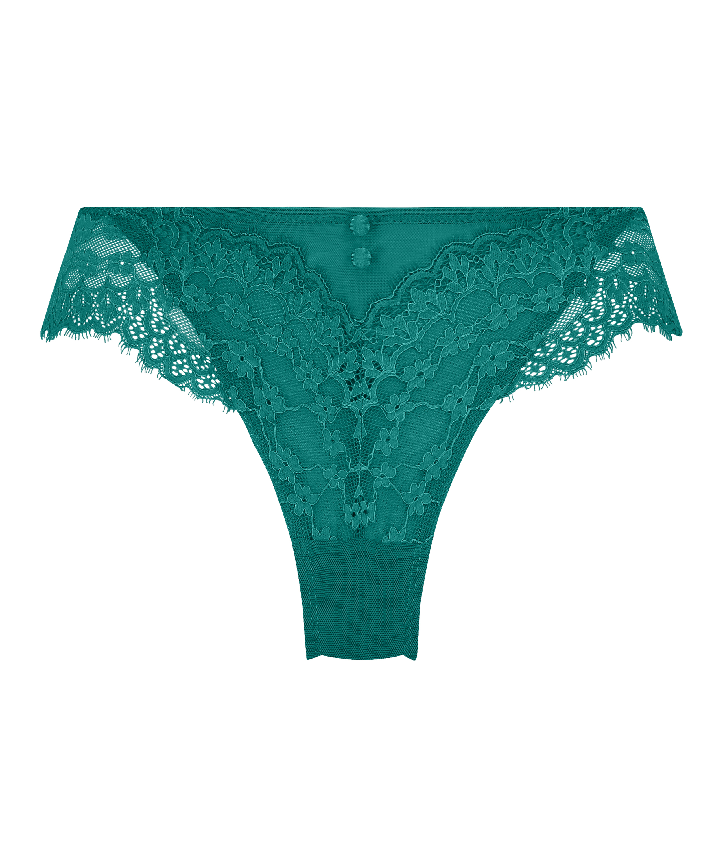 Slip brésilien Daisy, Vert, main