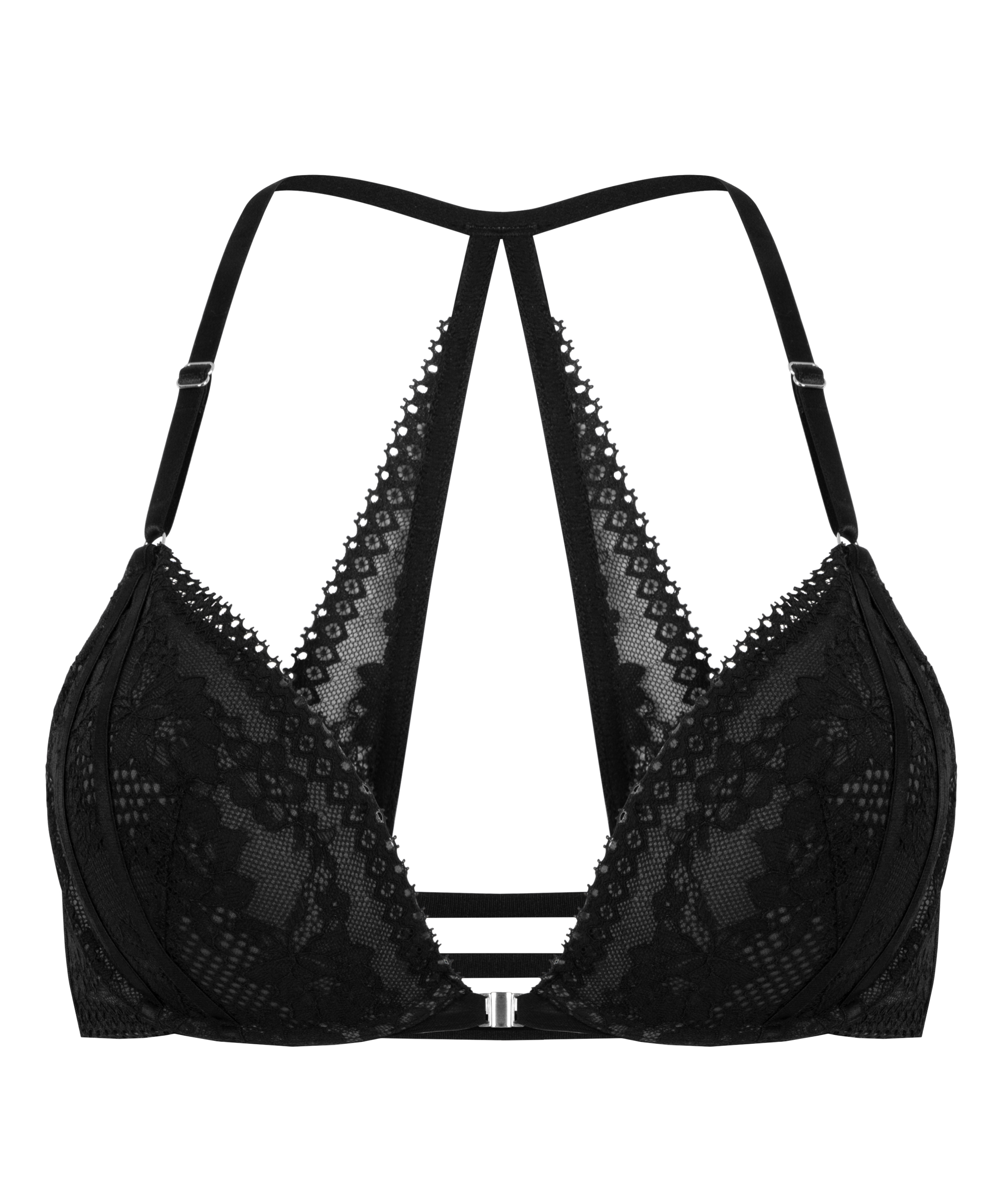 Soutien-gorge push-up à armatures préformé Vera, Noir, main