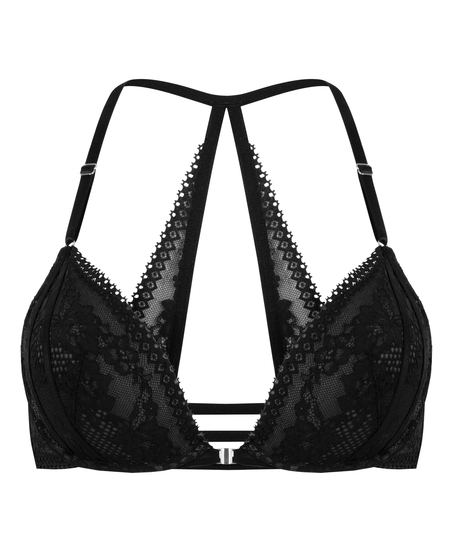 Soutien-gorge push-up à armatures préformé Vera, Noir