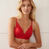 Soutien-gorge sans armatures préformé Sophie, Rouge