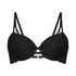Soutien-gorge rembourré à armatures Mahina, Noir