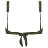 Haut de bikini bandeau Crete, Vert