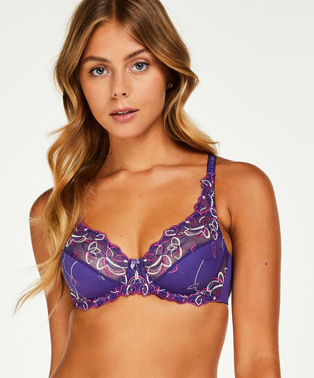 Soutien-gorge &agrave; armatures non-pr&eacute;form&eacute; Diva, Violet