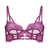 Soutien-gorge à armatures non-préformé longline Monet, Violet
