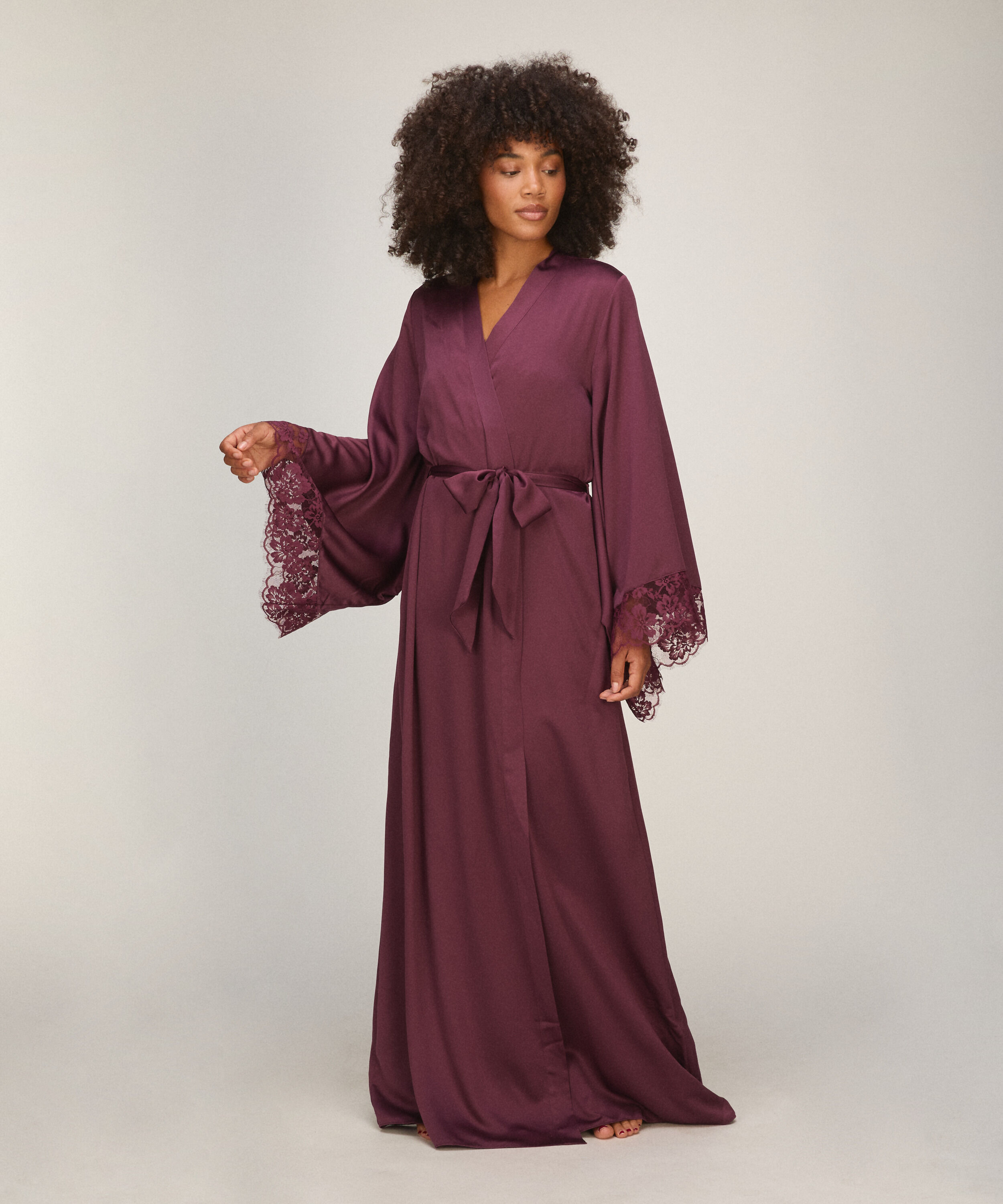 Kimono Long Lana, Violet Kimono Long Lana, Violet