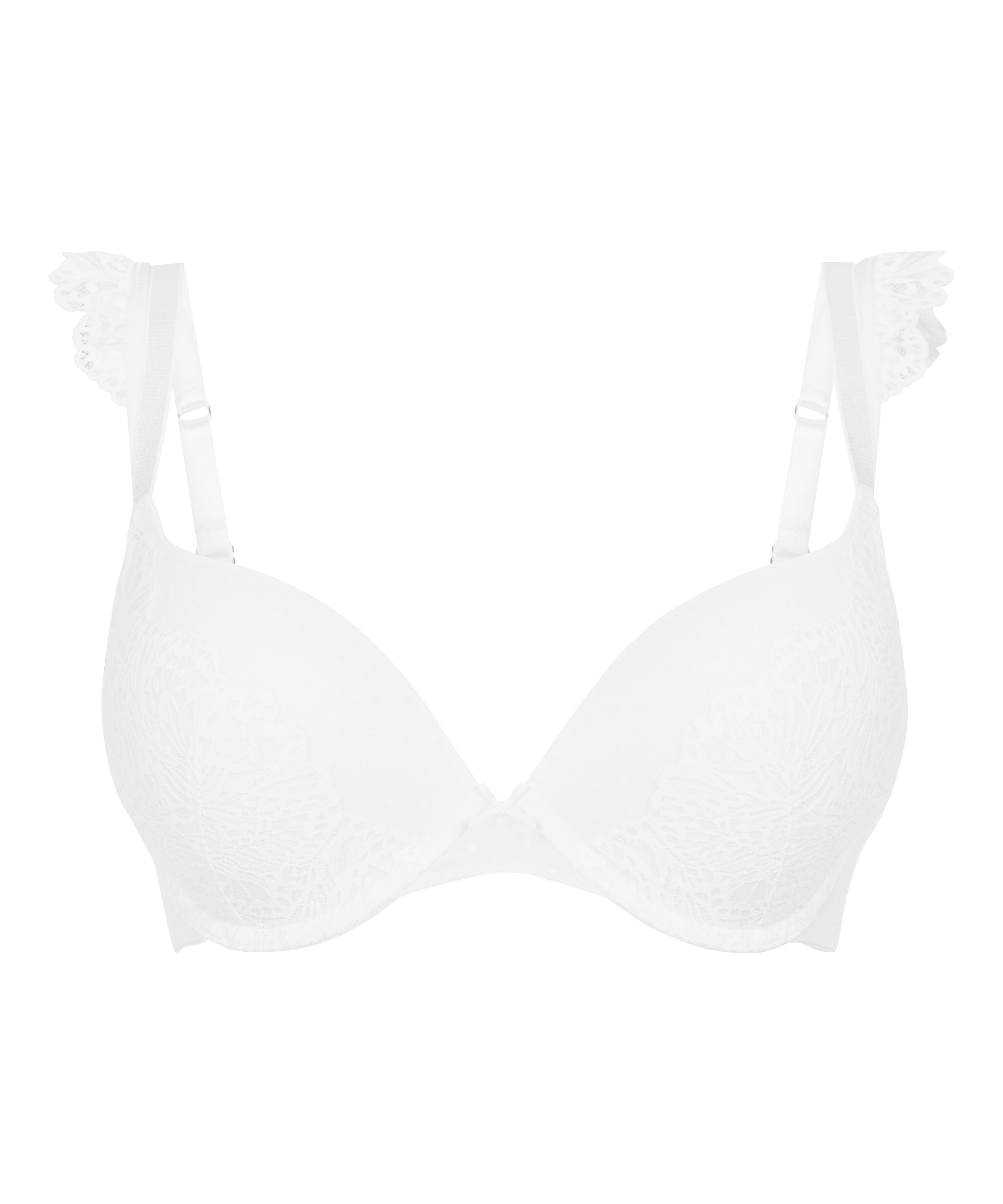Soutien-gorge à armatures maximiseur préformé Posie, Blanc, main