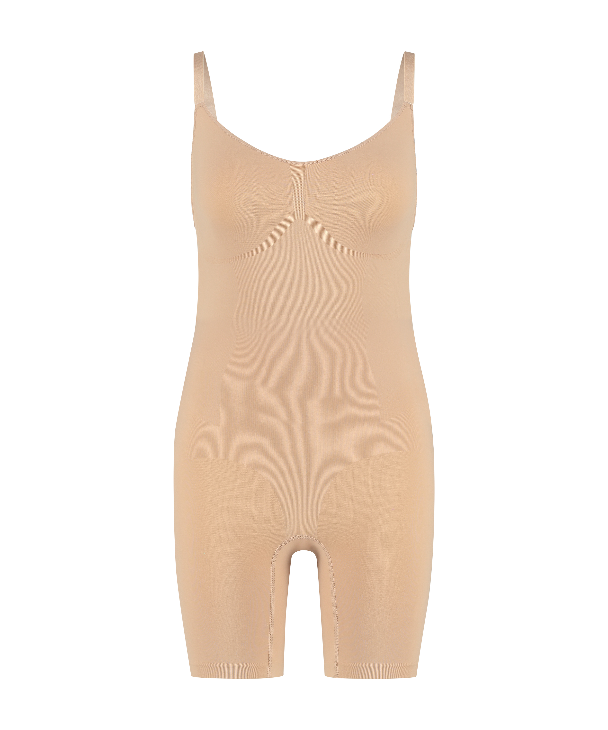 Body Slimmer sans couture mise en forme pour les cuisses, Beige, main
