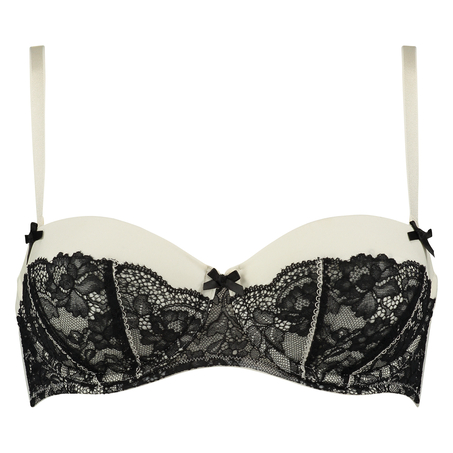 Soutien-gorge &agrave; armatures pr&eacute;form&eacute; sans bretelles Lenka, Blanc