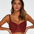 Soutien-gorge à armatures préformé longline Winnie I AM, Rouge