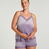 Camisole velours Dentelle, Violet